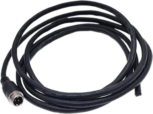 2m GX12 cable connector 2pin 3pin 4pin connector extension cable plug male and female M12 5pin 6pin black(2Pin male) in Kuwait