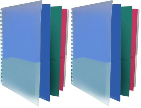 School Smart 8-Pocket Project Organizer, Polypropylene, Multicolor, 1 Count (Pack of 1) in Saudi Arabia