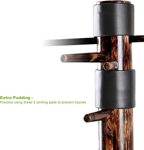 ارتفاع قابل للتعديل لجناح Chun Dummy Mook Yan Jong IP Man لتدريب الهدف الخشبي مع حامل الإطار in Kuwait