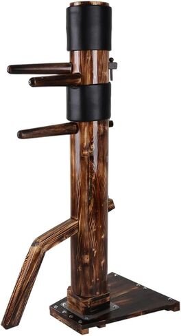 ارتفاع قابل للتعديل لجناح Chun Dummy Mook Yan Jong IP Man Wood Training Target بني داكن in Kuwait