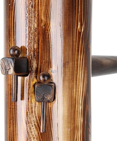 ارتفاع قابل للتعديل لجناح Chun Dummy Mook Yan Jong IP Man Wood Training Target بني داكن in Kuwait