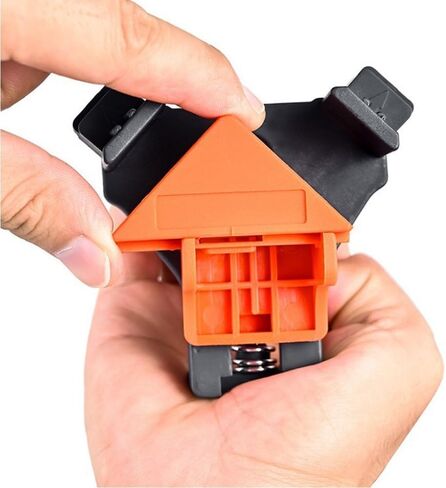 Heavy-Duty Adjustable Angle Clamps with Ergonomic Handle & Locking Mechanism - 90°/45°/30°/15°/0° Adjustment, Durable Construction, Non-Slip Base, for Woodworking, Picture Framing, Carpentry Tools in Saudi Arabia