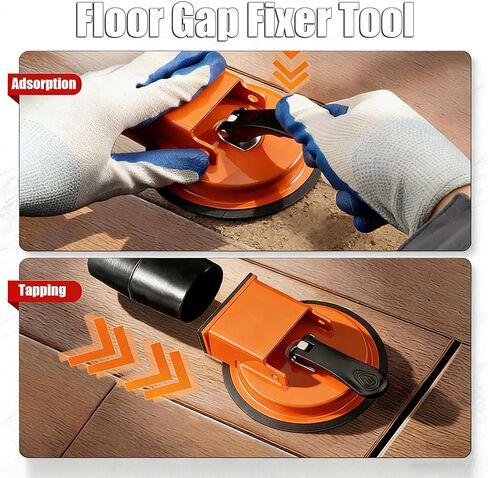 Floor Gap Fixer Tool, Heavy Duty Laminate Floor Suction Cup Repair Tool, for Vinyl Plank & Wood Floors, Gaps Puller for Loose Plank Gaps - Floors Repair Suction Tools in Kuwait