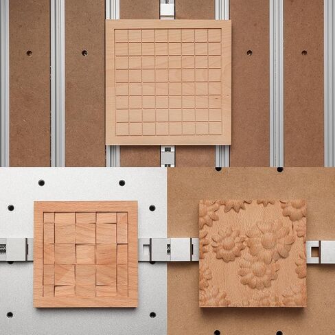 Genmitsu Upgrade CNC Router Vise Clamp for Large Woodworking & Metalworking Project, Low Profile Aluminum Toe Clamp, Size 4.2" x 0.9" x 0.6" (106mm x 22mm x 15mm), 2PCS in Saudi Arabia