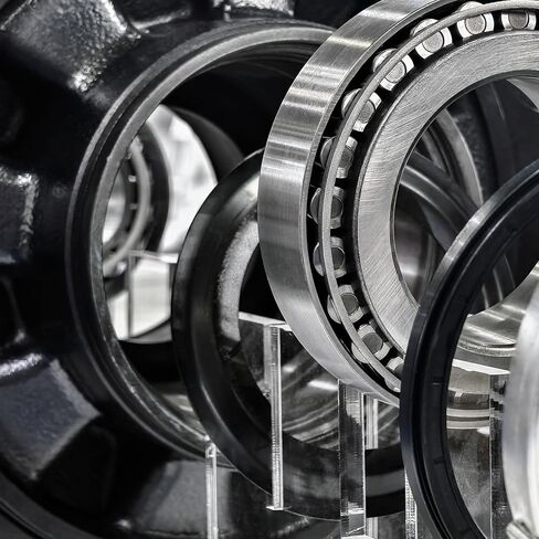 uxcell 2Pcs Oil Seal, 20x34x7mm TC Nitrile Rubber Double Lip Cover with Hook Kit and Spring for Mechanical Automobile Bearing Shaft, Black in Kuwait