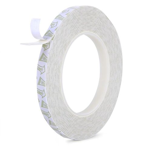 Damage Free Double Sided Tape 3/4in x 20ft, Removable Picture Hanging Strips Residue Free, Heavy Duty Mounting Tape, Wall Adhesive Strips Foam Tape Roller for Poster Carpet Rug Art Craft in Saudi Arabia