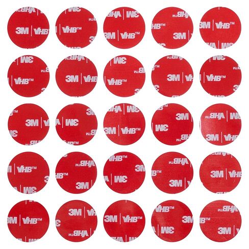 Elevation Lab Industrial 3M VHB 5952 Adhesive - 1" Round (25 Pack) | Weather Resistant, Double Sided, 0.05in Thick in Saudi Arabia