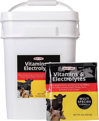 Durvet 136028 Vitamins & Electrolytes, 8 oz in Kuwait