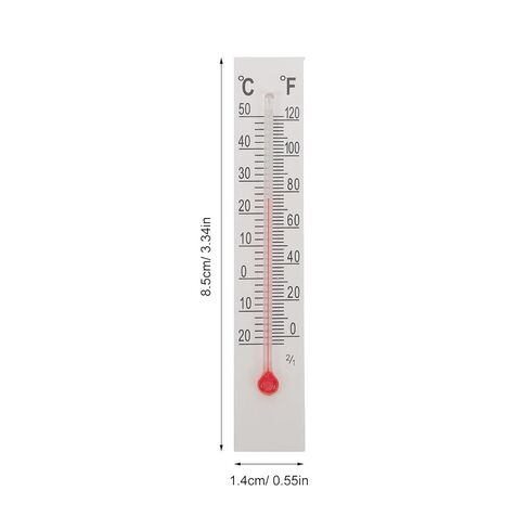 30pcs Mini Cardboard Thermometer - Paper Card Thermometer °C/°F for Science Class - Glass Tube with Red Liquid Temperature Gauge for Home School Indoor Greenhouse in Saudi Arabia