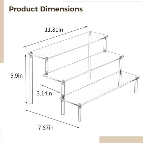حامل مضخم صوت أكريليك من 3 طبقات - حامل صوت واضح in Kuwait