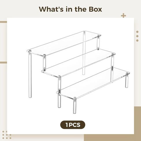 حامل مضخم صوت أكريليك من 3 طبقات - حامل صوت واضح in Kuwait