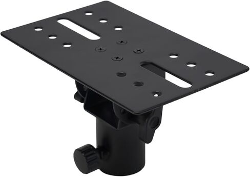 Rotatable 35mm Metal Mount Tripod Pole DJ Speaker Stand Adapter Top Cap, 175x110mm, for PA Speakers with 13mm or Smaller Screw Rod in Kuwait