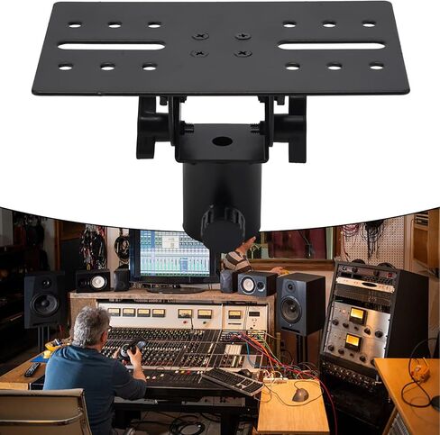 Rotatable 35mm Metal Mount Tripod Pole DJ Speaker Stand Adapter Top Cap, 175x110mm, for PA Speakers with 13mm or Smaller Screw Rod in Kuwait