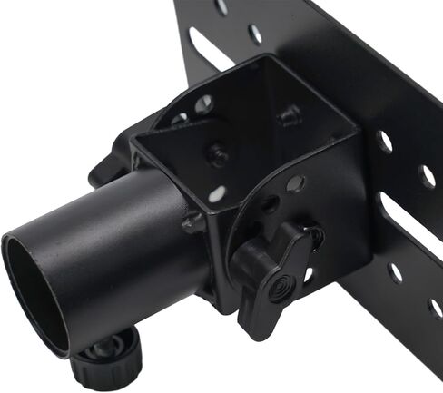 Rotatable 35mm Metal Mount Tripod Pole DJ Speaker Stand Adapter Top Cap, 175x110mm, for PA Speakers with 13mm or Smaller Screw Rod in Kuwait