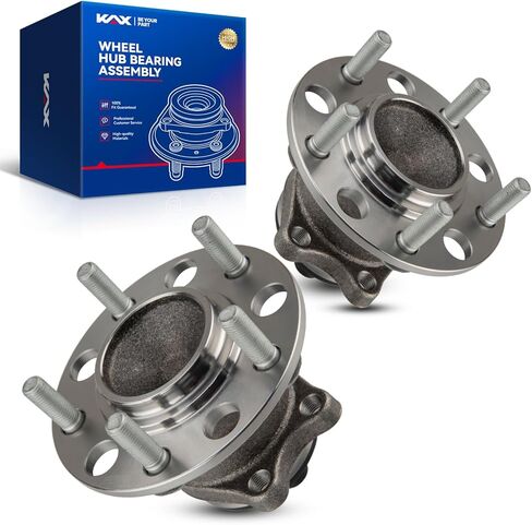 KAX 512332 Pair Rear Wheel Bearing and Hub Assembly fit for 2011-2014 Chrysler 200,for 2010-2014 Dodge Avenger,for 2007-2016 Jeep Compass,for 2007-2017 Jeep Patriot,5 Lug in Saudi Arabia