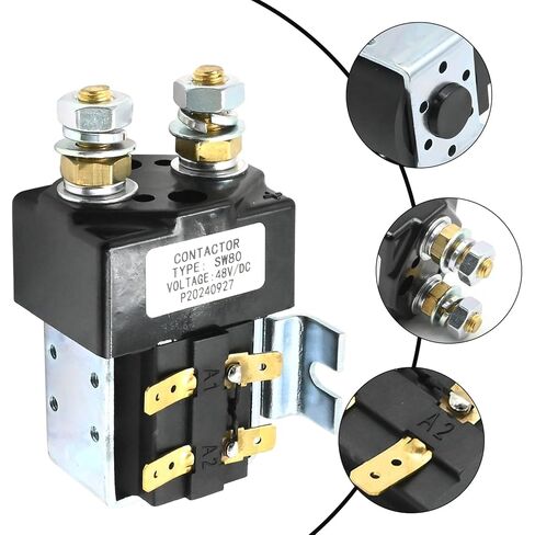 SW80B156 48V 125A Contactor, Replacement for Curtis ZAPI B4SW11 Controller, Replaces SW80156 in Saudi Arabia