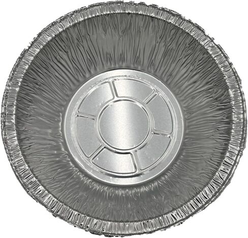 مقلاة رقائق الألومنيوم للاستعمال مرة واحدة شديدة التحمل - مقلاة قصدير متينة للشوي والطهي والتدفئة وتخزين الطعام في الفرن وآمنة للاستخدام في المجمد ومتوافقة مع موقد الغاز والكهرباء in Kuwait