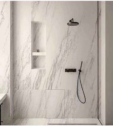 Heavy Duty Concealed Pivot Hinge for Invisible Doors, 19.7" Steel Hidden Hinge for Stone Tile & Marble, Fire Rated Access Panel, Removable Design (400x45mm) in Saudi Arabia