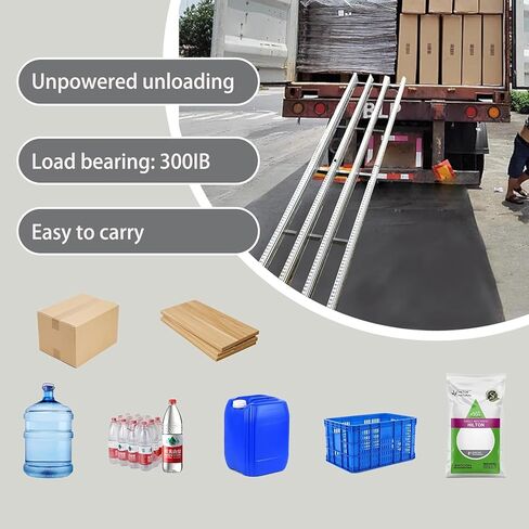 طاولة نقل بأسطوانة واجب، مقاس 15 بوصة عرض × 78 بوصة طول، بكرات ABS قابلة للطي، إطار من الفولاذ المقاوم للصدأ - مثالية للتعامل مع الشحن في المستودعات in Kuwait