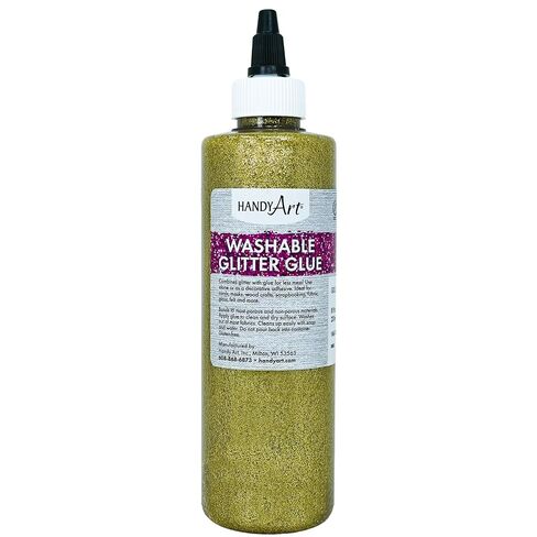Handy Art Washable Glitter Glue Set, 8 Ounce, Assorted Colors, Set of 8 in Saudi Arabia