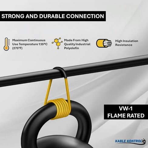 Kable Kontrol Heat Shrink Tubing 3/4 Inch 2:1 Dual Wall Adhesive Lined 4 Ft Long - Cable Sleeve for Automotive and Electrical Use – Waterproof Marine Heat Shrink Tube Wire Wrap, Black in Saudi Arabia