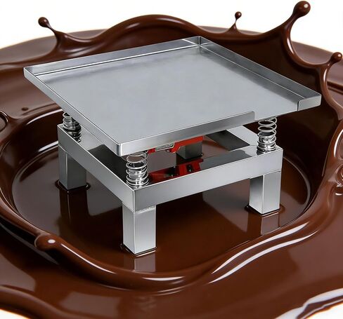 طاولة اختبار اهتزاز الخرسانة الكهربائية الصغيرة، من الفولاذ المقاوم للصدأ لإزالة الفقاعات وتشكيل كتلة الاختبار، منصة اهتزاز صغيرة مقاس 50 × 50 سم 110 فولت/220 فولت in Kuwait