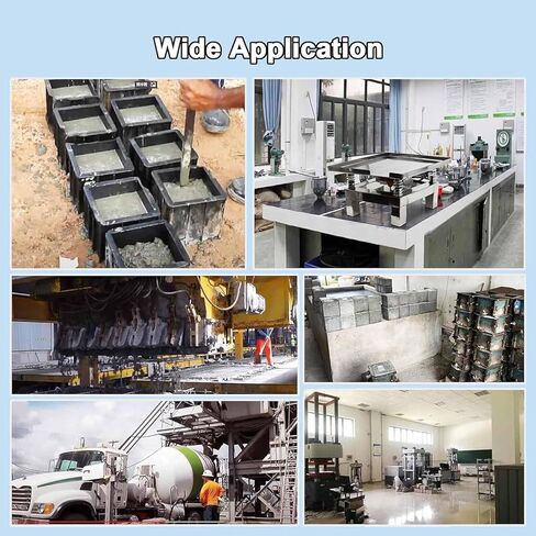 طاولة اختبار اهتزاز الخرسانة الكهربائية الصغيرة، من الفولاذ المقاوم للصدأ لإزالة الفقاعات وتشكيل كتلة الاختبار، منصة اهتزاز صغيرة مقاس 50 × 50 سم 110 فولت/220 فولت in Kuwait
