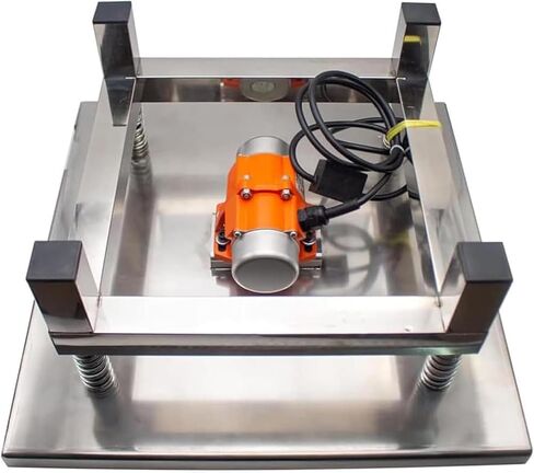 Small Concrete Vibrating Table Platform, 35 * 35/50 * 50CM Concrete Shaker, Stainless Steel Mini Vibration Bench Test Block (35 * 35cm) in Saudi Arabia