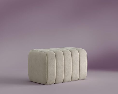 ROVE LAB B5 Bench Mini - مقعد مدخل منجد حديث مع قماش Oeko-Tex® المقاوم للانسكاب - سحابة الهيليوم in Saudi Arabia