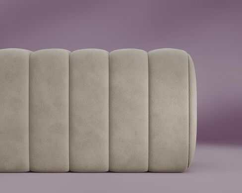 ROVE LAB B5 Bench Mini - مقعد مدخل منجد حديث مع قماش Oeko-Tex® المقاوم للانسكاب - سحابة الهيليوم in Saudi Arabia