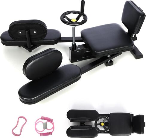 EVERYAMTE Leg Stretcher, Heavy Duty Steel Split Machine for Flexibility Training, 300LBS Leg Stretch Machine, Durable and Easy to Install Home Stretching Equipment, Improve Flexibilit in Kuwait