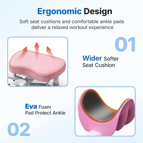 MERACH Split Machine, Leg Stretcher for Flexibility, 180° Stretching Equipment with 6-Level Length Adjustment & Comfortable Pad, Home Stretch Machine for Dance, Gymnastics, 300lbs Capacity in Saudi Arabia