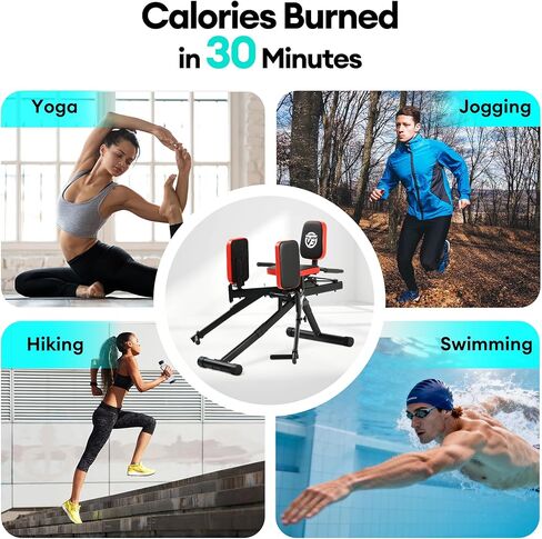 جهاز 2 في 1 لإبعاد/تقريب الورك، مدرب رئيسي للفخذين للنساء والرجال، جهاز غلوت داخلي/خارجي لتمرين الفخذ لصالة الألعاب الرياضية المنزلية in Kuwait