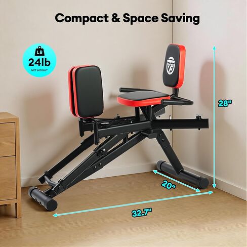 جهاز 2 في 1 لإبعاد/تقريب الورك، مدرب رئيسي للفخذين للنساء والرجال، جهاز غلوت داخلي/خارجي لتمرين الفخذ لصالة الألعاب الرياضية المنزلية in Kuwait