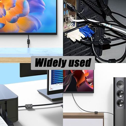 25 قطعة مشبك على الفريت خنق الفريت حبة المفاجئة على الفريت الأساسية مجموعة ل USB/الصوت/كابل الطاقة الحد من الضوضاء 3.5 مللي متر/5 مللي متر/7 مللي متر/9 مللي متر/13 مللي متر قطر in Kuwait