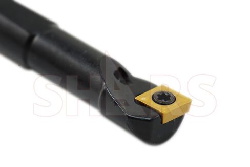 Shars 3/8" SCLCR Coolant Thru Indexable Boring Bar CCMT Insert New 404-2422 !] in Saudi Arabia