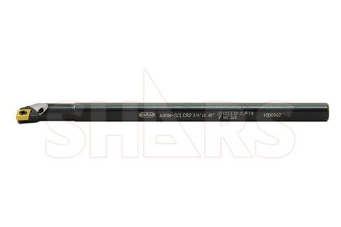 Shars 3/8" SCLCR Coolant Thru Indexable Boring Bar CCMT Insert New 404-2422 !] in Saudi Arabia