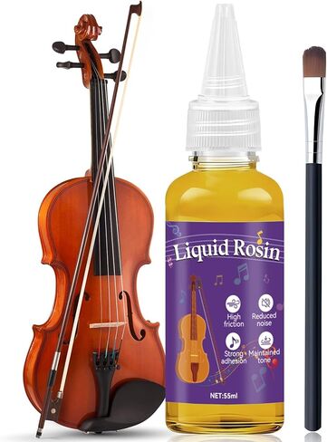 JAOJAO Professional Liquid Rosin for Violin, Viola & Cello - High Friction Formula for Enhanced Tone & Reduced Noise, 55ml in Kuwait