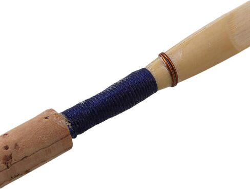 BQLZR Oboe Reeds Cork Reeds Strength متوسطة 2.5 مصنوعة يدويًا من قصب المزمار مع أنبوب بلاستيكي للمبتدئين، حزمة من 5 ملحقات المزمار in Saudi Arabia