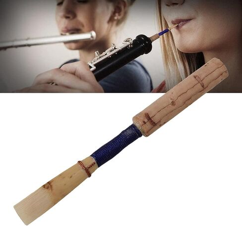 BQLZR Oboe Reeds Cork Reeds Strength متوسطة 2.5 مصنوعة يدويًا من قصب المزمار مع أنبوب بلاستيكي للمبتدئين، حزمة من 5 ملحقات المزمار in Saudi Arabia