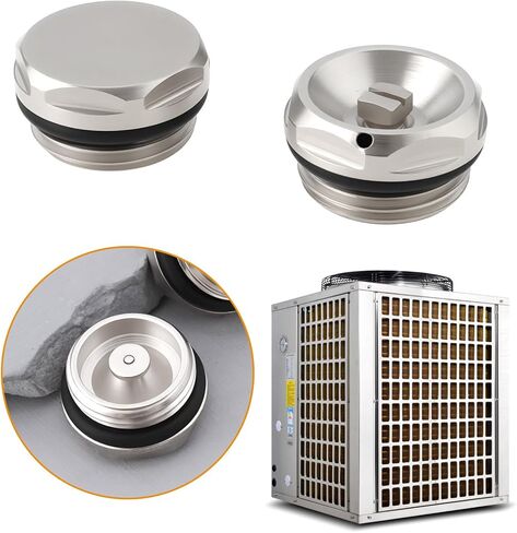 2 Pcs Central Heating Radiator Exhaust Valve Plug Copper G1/2 Suitable for UK Radiators in Saudi Arabia
