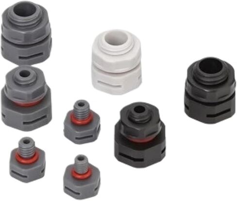 صمام تنفيس مقاوم للماء برغي تلقائي لتنفس العادم M5 M6 M8 M10 M12 M16 M24 M40 صمام تنفس نايلون (M12x1.5GR، 10 قطعة) in Kuwait