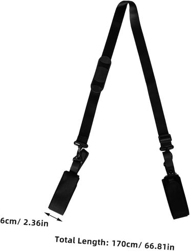 Yardwe Adjustable Ski Strap and Carrier for Skis and Snowboards Lightweight and Portable Snowboard Holder Comfortable Padded Shoulder Strap for and Storage in Saudi Arabia
