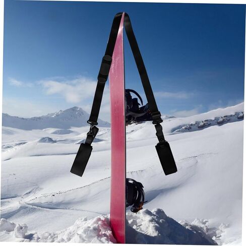 Totority Adjustable Ski Strap for Snowboard Comfortable Shoulder Sling Padded Design Secure Fit and for Winter Sports Gear Adjustable Strap in Saudi Arabia