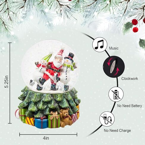 كرة ثلج زجاجية مائية موسيقية من توبادورن، كرة مائية لامعة، دعها تثلج in Kuwait