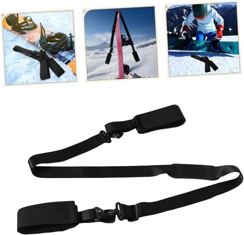Totority Adjustable Ski Strap for Snowboard Comfortable Shoulder Sling Padded Design Secure Fit and for Winter Sports Gear Adjustable Strap in Saudi Arabia