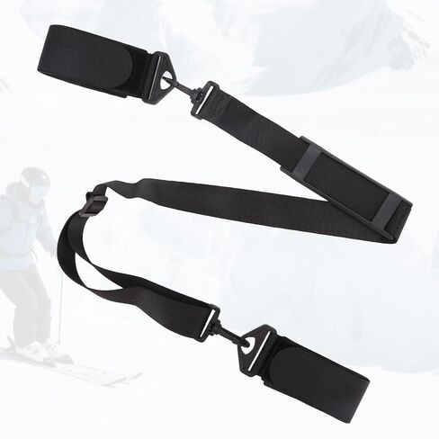 3pcs Snowboard Shoulder Strap & Auxiliary Binding Straps Set, Adjustable Ski Boot Carrier Leash for Men and Women Ideal Accessory for Snowboard Skiing Boots & Skates in Saudi Arabia