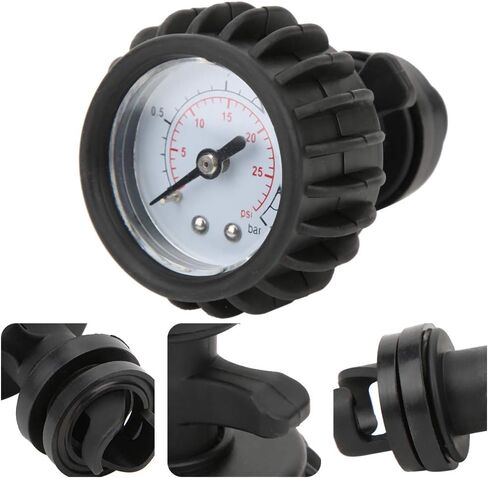 Inflatable Boat Barometer Rubber Dinghy Unidirectional Pressure Gauge Measuring Tool in Saudi Arabia