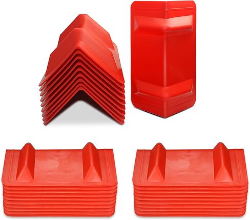 JUCHEN Flatbed Edge Protector, Edge Corner Tie Down Protector, Cargo Corner Protector，Protects Cargo Edges from Wear and Tear（30Pack） in Saudi Arabia