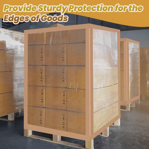 واقي حافة الورق المقوى 60 قطعة زوايا من الورق المقوى المقوى على شكل حرف V للشحن 2 بوصة × 2 بوصة × 48 بوصة واقيات زوايا البليت واقي زوايا الصندوق واقي زوايا المصعد in Kuwait